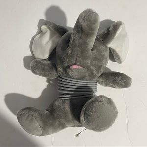Jerry Elsner Plush Elephant Soft Spring Like Stuffed Animal 9" To Sprung Out 16"